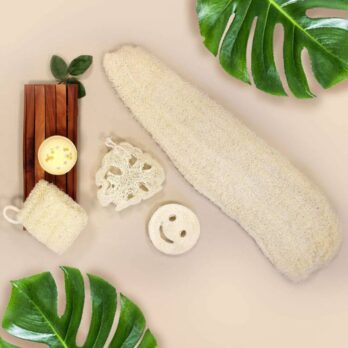 Egyptian luxury whole loofah – Compressed – 60cm+ For the body