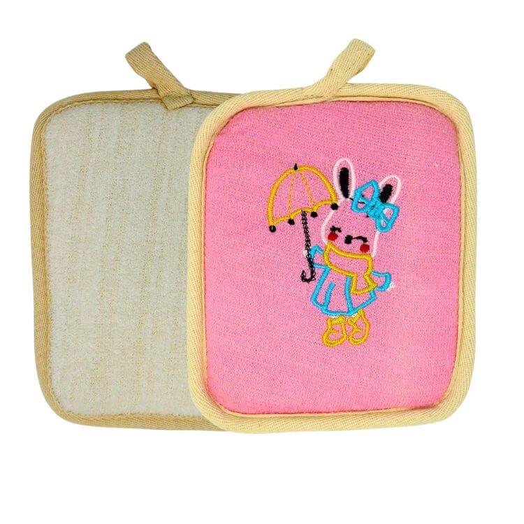 Soft cotton baby bath sponge For the baby